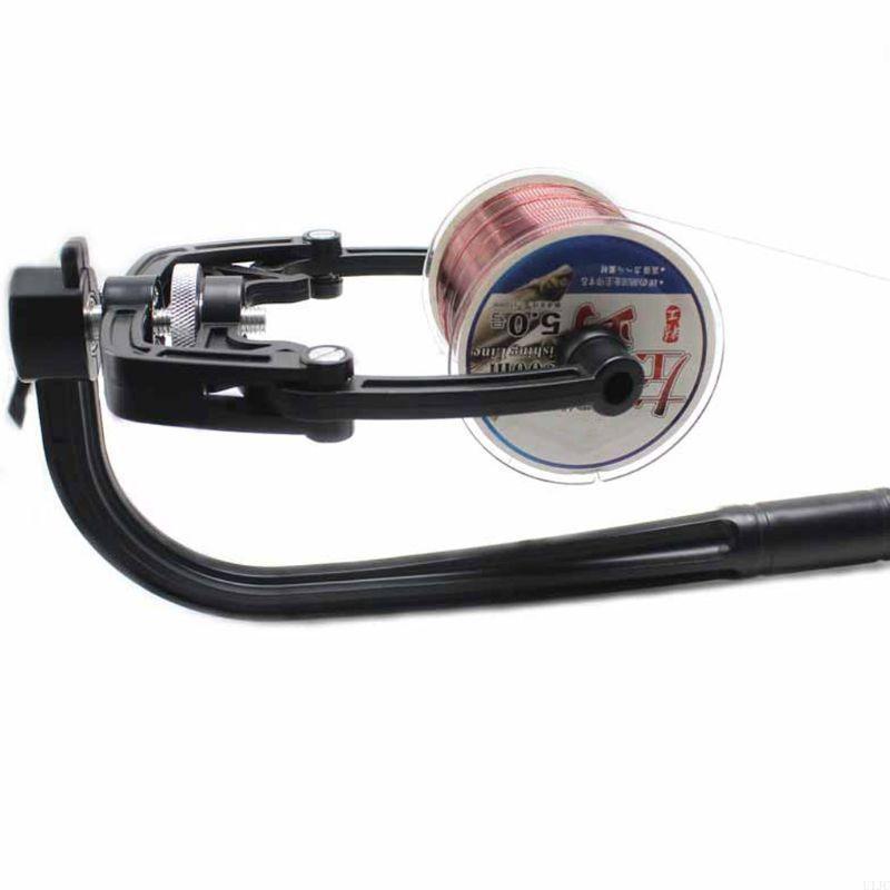 Fishing Line Dispenser - 釣り糸ワインダースプーラーマシンスピニングリールスプーリングステーションシステム多機能ポータブル手動巻線コイルケーブル調整