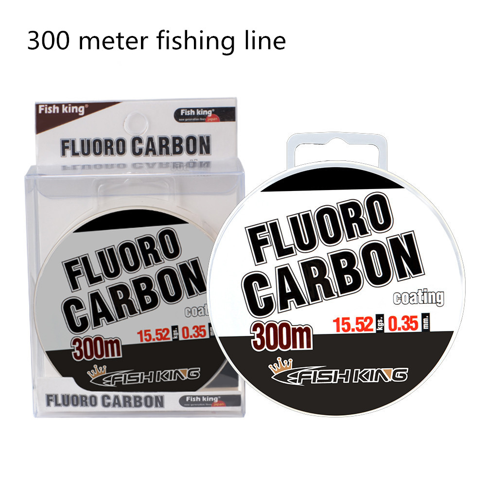Leader Line - フルタンクフロロカーボン釣り糸 300m 0.30mm-0.50mm 100% モノフィラメント釣り糸 日本製カーボンファイバー