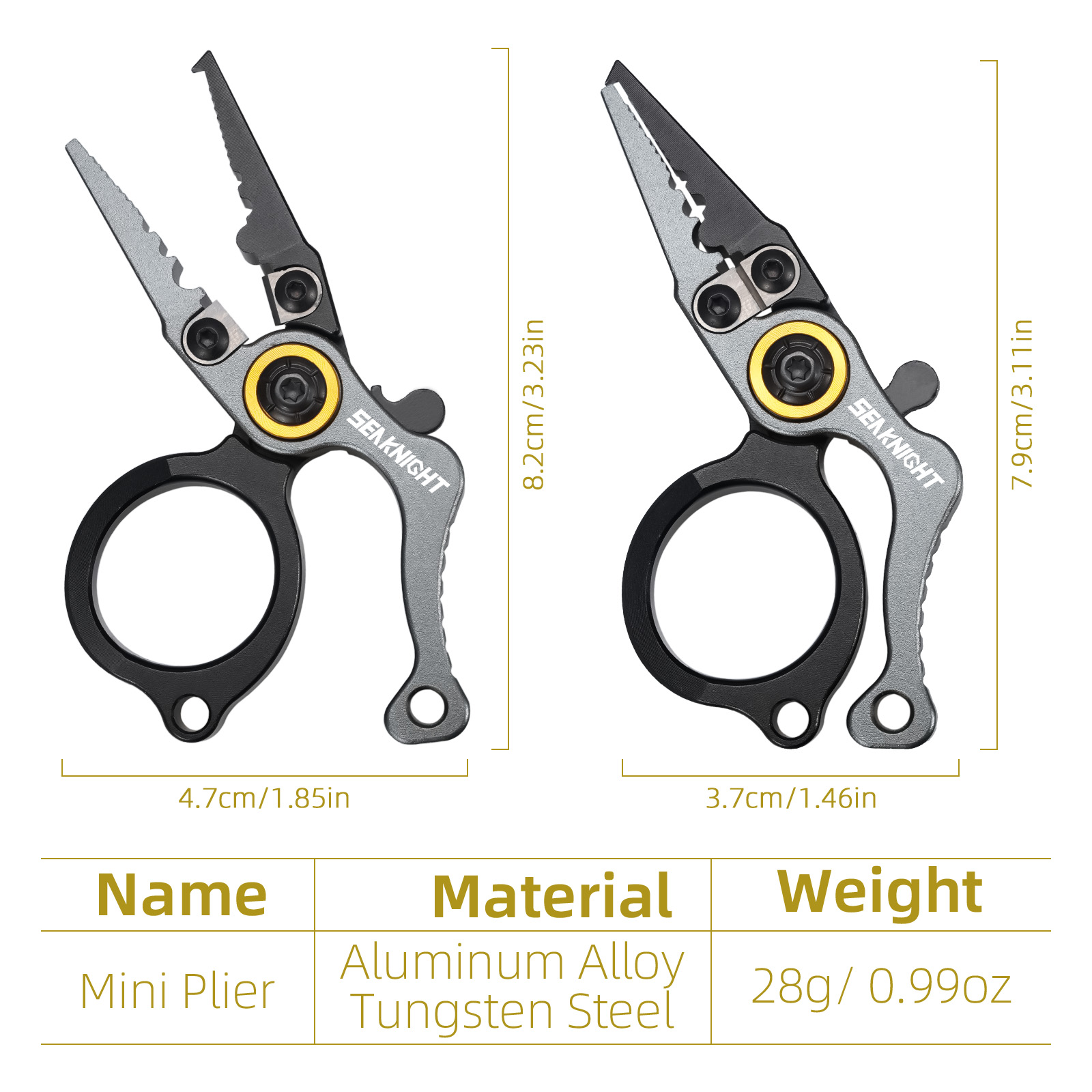 SeaKnightブランドの小型釣り用プライヤー。アウトドア - Fishing Line Cutter のレビューと価格