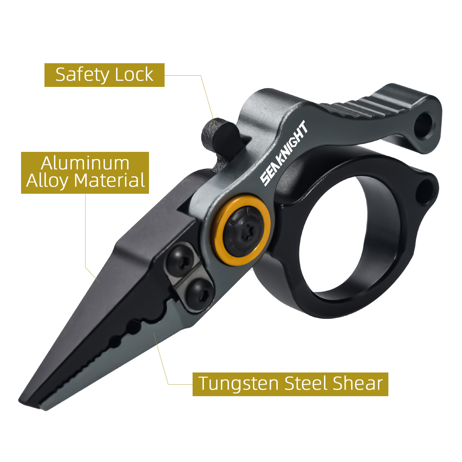 SeaKnightブランドの小型釣り用プライヤー。アウトドア - Fishing Line Cutter のレビューと価格