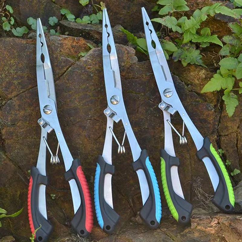 ステンレス製の延長型フィッシングプライヤー。滑り止め加工のハ - Fishing Line Cutter のレビューと価格